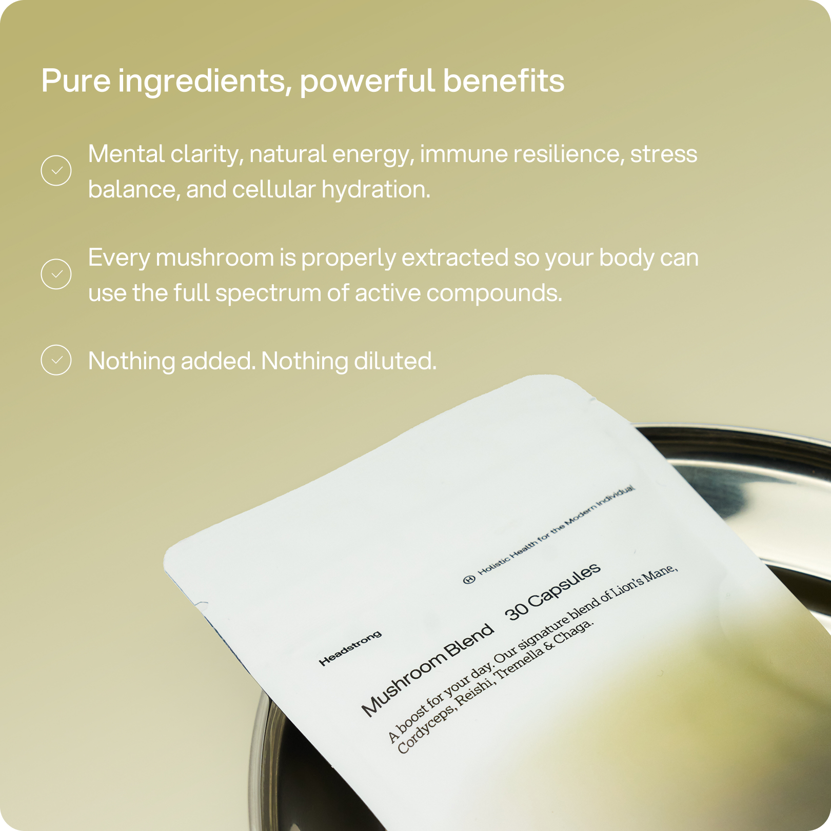 Mushroom Blend - Balance, Mood & Clarity Capsule