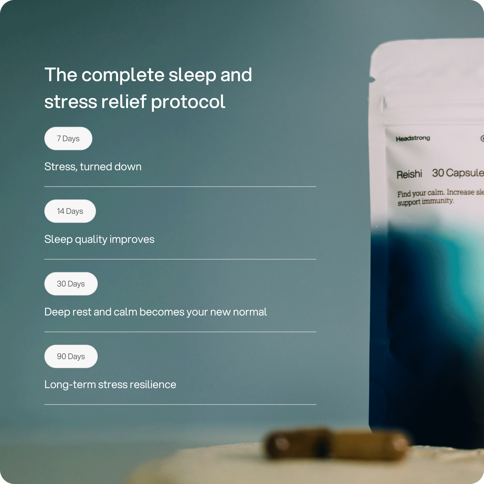 Reishi - Sleep, Stress & Immunity Capsule