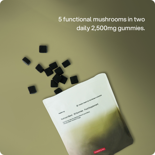 Mushroom Blend Gummies - 2,500mg - Strawberry Jam