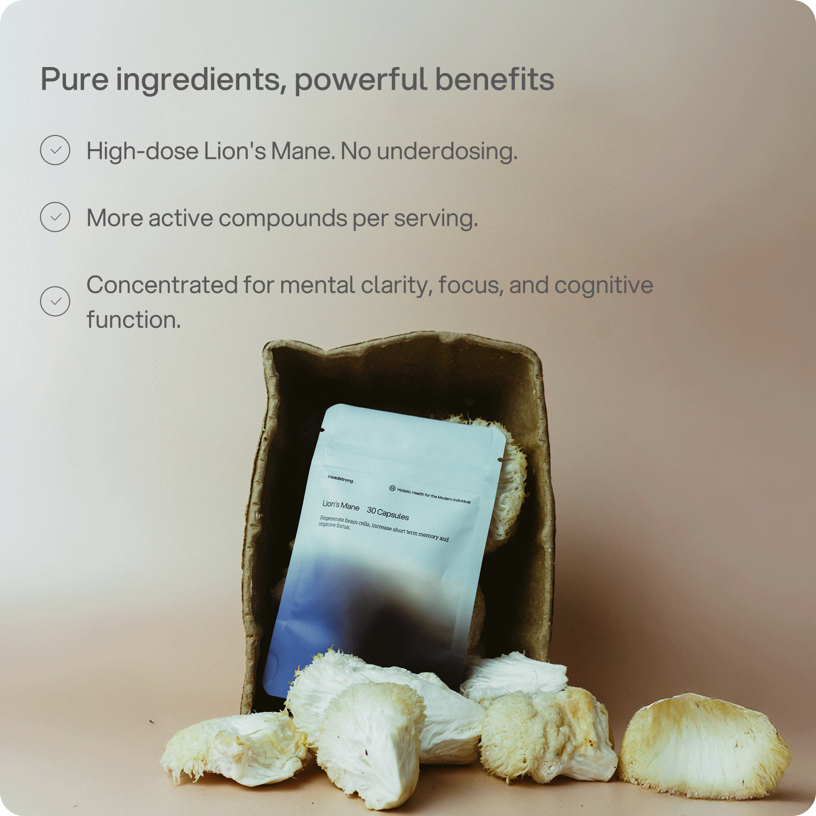 Lion's Mane - Focus, Memory & Clarity Capsule