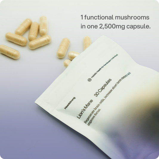 Lions Mane - 2,500mg Capsules