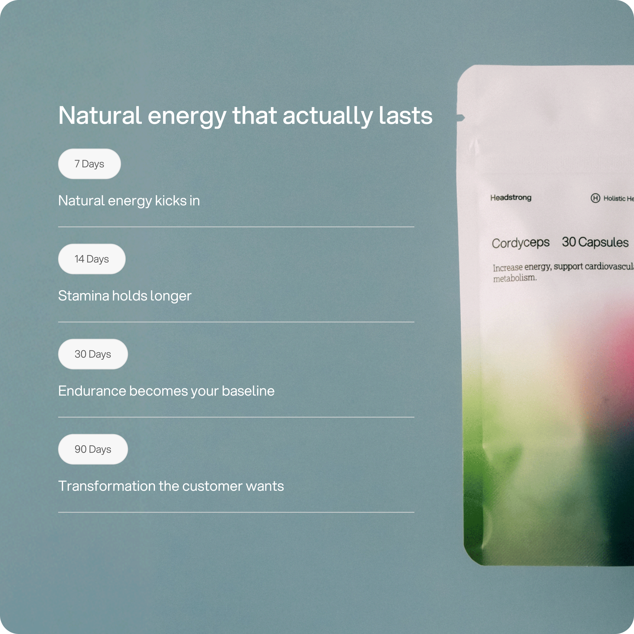 Cordyceps - Energy, Metabolism & Libido Capsule
